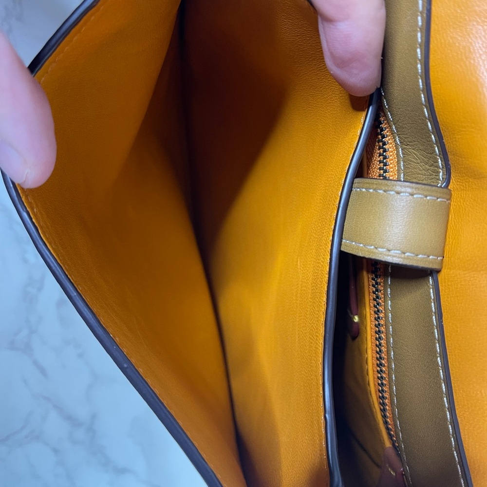 Coach Saddle 23 With Tea Rose Crossbody Bag - Picture 12 of 14